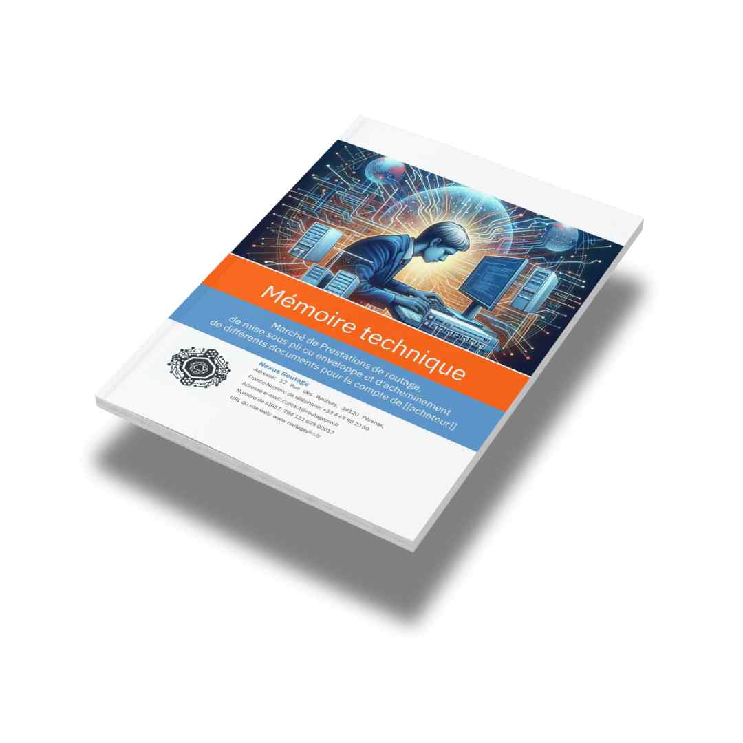 Mémoire technique routage (modèle PDF et Word)