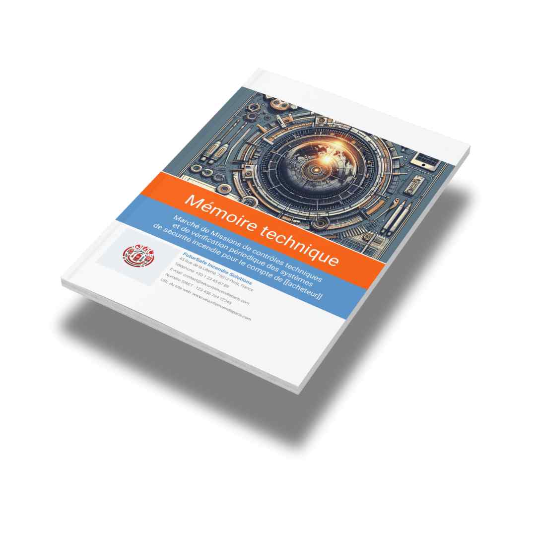 Mémoire technique système de sécurité incendie (modèle PDF et Word)